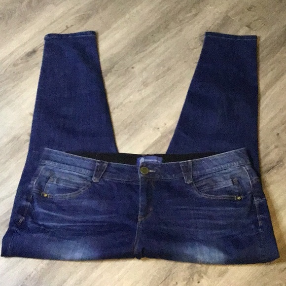 ♀️Democracy Women’s 20W Absolution Jegging • Blue Stretch Skinny Fit "511" - Picture 2 of 6